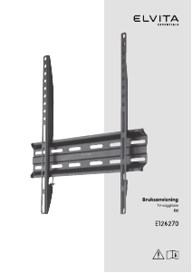Bruksanvisning Elvita E126270 Väggfäste