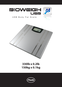 Handleiding AWS BioWeigh-USB Weegschaal