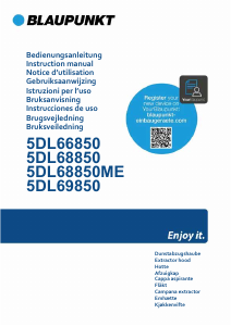 Manuale Blaupunkt 5DL68850ME Cappa da cucina