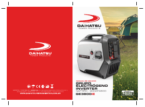 Manual de uso Daihatsu GE3800iE Generador
