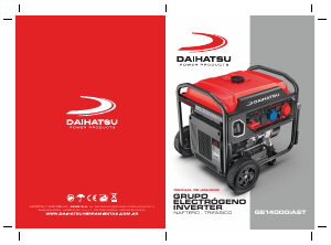 Manual de uso Daihatsu GE14000iAET Generador