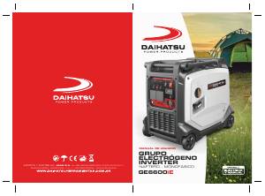 Manual de uso Daihatsu GE6600iE Generador
