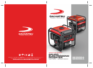 Manual de uso Daihatsu GE3500iA Generador