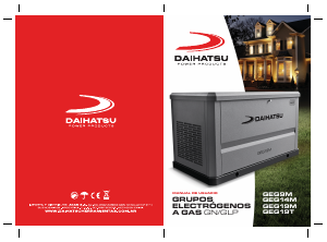 Manual de uso Daihatsu GEG19T Generador