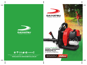 Manual de uso Daihatsu S522M Soplador de hojas