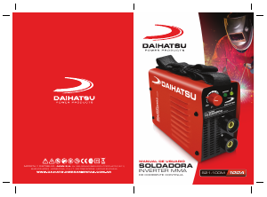 Manual de uso Daihatsu S21-100M Maquina de soldar