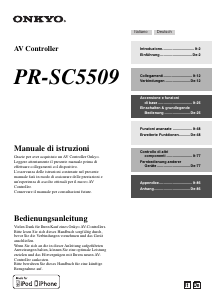 Manuale Onkyo PR-SC5509 Ricevitore