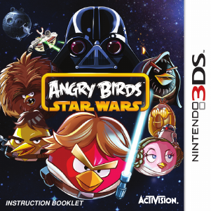 Manual Nintendo 3DS Angry Birds - Star Wars