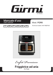 Manual Girmi FG90 Fritadeira