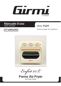 Manuale Girmi FG29 Forno