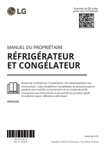 Mode d’emploi LG GMF960EV4E Réfrigérateur combiné