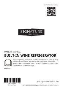 Manual LG SKSUW2401G Signature Wine Cabinet