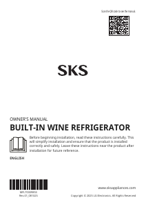 Manual LG SKSCW183RP Signature Wine Cabinet