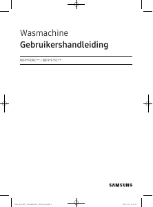 Handleiding Samsung WF90F09C4S Wasmachine