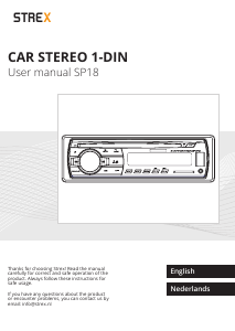 Manual Strex SP18 Car Radio
