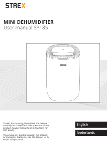 Bruksanvisning Strex SP185 Avfuktare