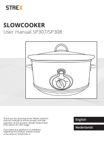 Bruksanvisning Strex SP307 Slow cooker