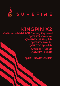 Handleiding Surefire KingPin X2 Toetsenbord