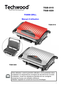 Mode d’emploi Techwood TGD-020 Grill