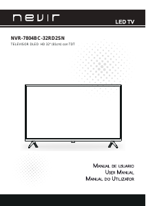 Manual de uso Nevir NVR-7804BC-32RD2SN Televisor de LED