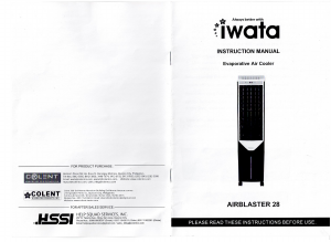 Handleiding Iwata AIRBLASTER-28 Ventilator