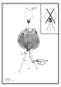 Manual Eglo 44008 Lampă