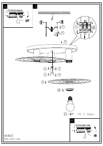 Manual Eglo 44027 Lampă