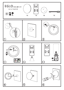 Manual Eglo 74123 Lampă