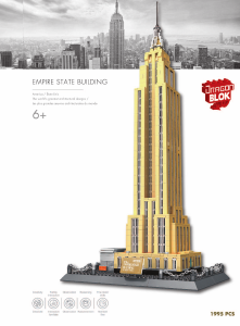 Manual Dragon Blok set ID5212 Architecture Empire State Building