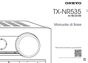 Bruksanvisning Onkyo TX-NR535 Receiver