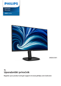 Priročnik Philips 24B2U3301 LED-zaslon