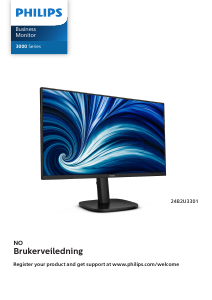 Bruksanvisning Philips 24B2U3301 LED-skjerm