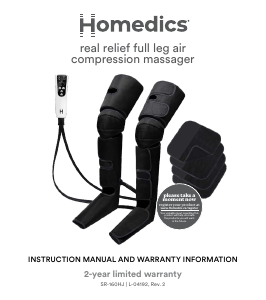 Manual Homedics SR-160HJ Massage Device