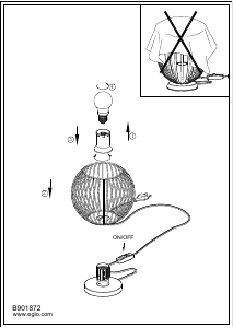 Handleiding Eglo 901872 Lamp