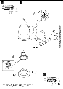 Manuale Eglo 901948 Lampada