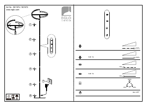 Manual Eglo 901973 Candeeiro