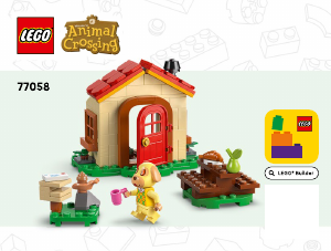 Rokasgrāmata Lego set 77058 Animal Crossing Goldie omulīgā māja