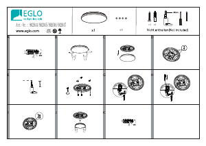 Manuale Eglo 902044 Lampada