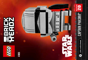 Käyttöohje Lego set 41486 Brickheadz Captain Phasma