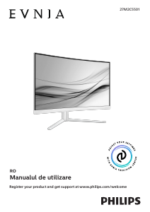 Manual Philips 27M2C5501 Evnia Monitor LED