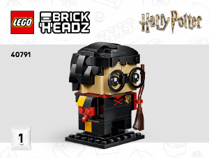 Használati útmutató Lego set 40791 Brickheadz A Tűz Serlege figurák