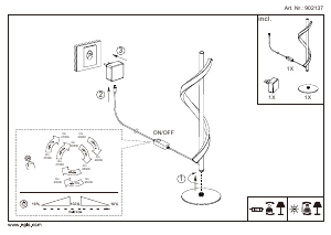Kasutusjuhend Eglo 902137 Lamp