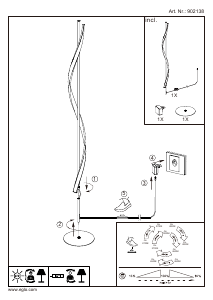 Manuale Eglo 902138 Lampada