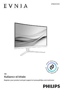 Kullanım kılavuzu Philips 27M2C5501 Evnia LED ekran