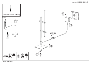 Kasutusjuhend Eglo 902143 Lamp