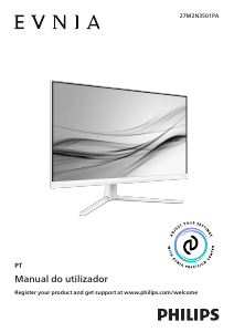 Manual Philips 27M2N3501PA Evnia Monitor LED