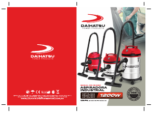 Manual de uso Daihatsu ASP15-1200 Aspirador