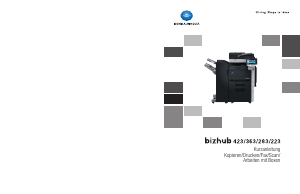 Bedienungsanleitung Konica-Minolta Bizhub 283 Multifunktionsdrucker