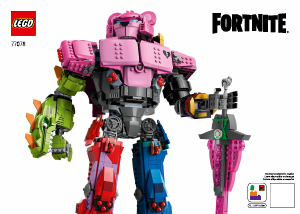 Manuale Lego set 77078 Fortnite Leader Squadra Mecha
