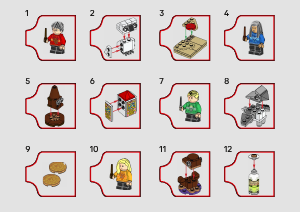 Vadovas Lego set 76456 Harry Potter LEGO Harry Potter 2025 metų advento kalendorius